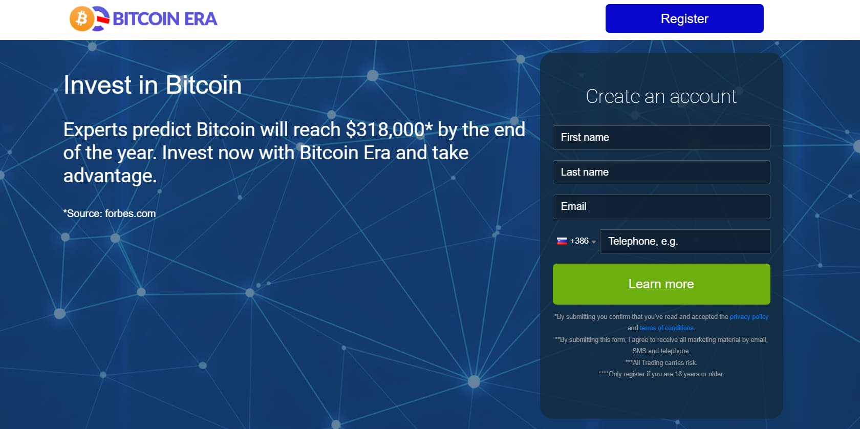 Bitcoin Era Homepage