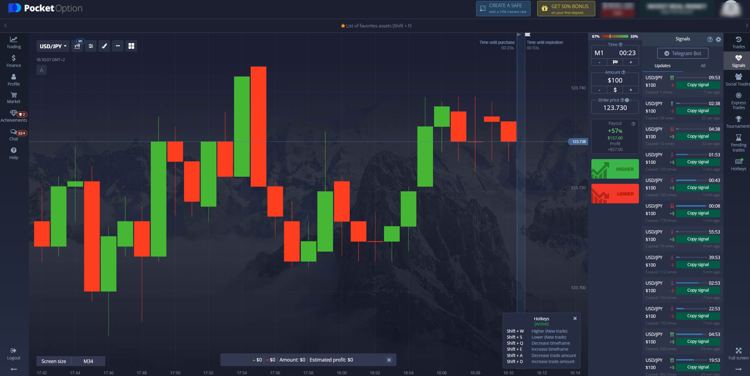 pocket option trading platform